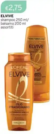 Sirene Blu ELVIVE shampoo/ balsamo offerta