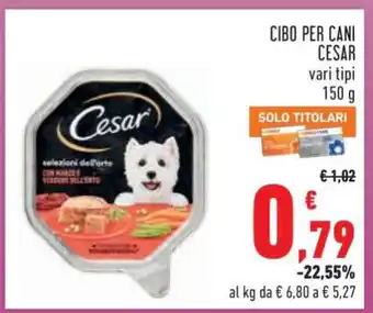 Conad CIBO PER CANI CESAR offerta