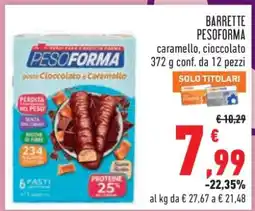 Conad Barrette Pesoforma offerta