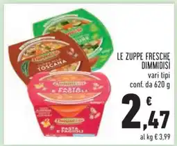 Conad LE ZUPPE FRESCHE DIMMIDISI offerta