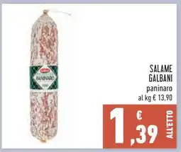 Conad SALAME GALBANI offerta