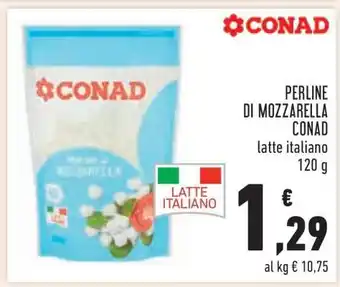 Conad PERLINE DI MOZZARELLA CONAD offerta