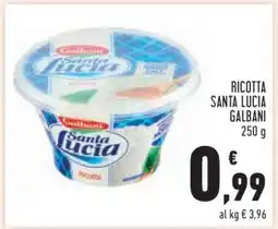Conad RICOTTA SANTA LUCIA GALBANI offerta