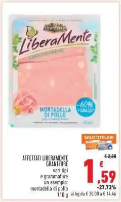 Conad Affettati Liberamente Granterre offerta
