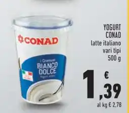 Conad Yogurt Conad offerta