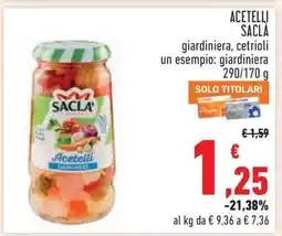 Conad ACETELLI SACLÀ offerta