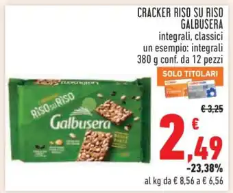Conad Cracker Riso Su Riso Galbusera offerta