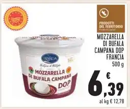 Conad MOZZARELLA DI BUFALA CAMPANA DOP FRANCIA offerta