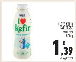 Conad I Love Kefir Sveltesse offerta