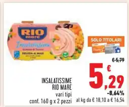 Conad Insalatissime Rio Mare offerta
