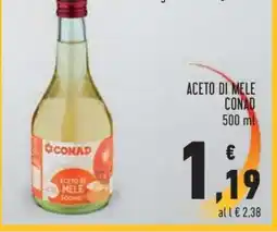 Conad Aceto di mele CONAD offerta