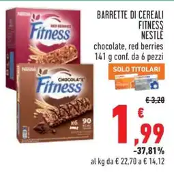 Conad BARRETTE DI CEREALI FITNESS NESTLÉ offerta