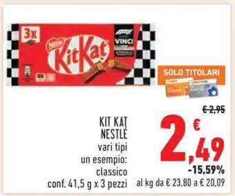 Conad KIT KAT offerta