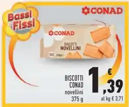 Conad BISCOTTI CONAD novellini offerta