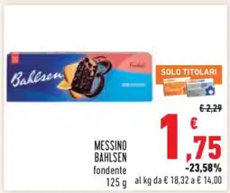 Conad MESSINO BAHLSEN offerta