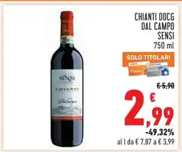 Conad CHIANTI DOCG DAL CAMPO SENSI offerta