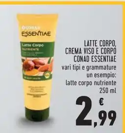 Conad LATTE CORPO CONAD ESSENTIAE offerta