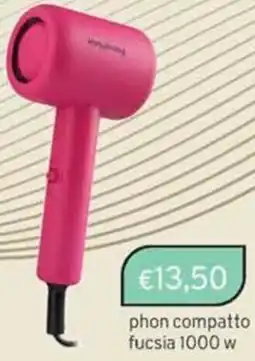 Sirene Blu innoliving phon compatto fucsia 1000 w offerta