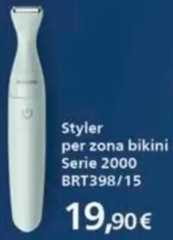 Sirene Blu PHILIPS Styler per zona bikini Serie 2000 BRT398/15 offerta
