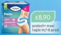 Sirene Blu TENA protect+ maxi taglie offerta