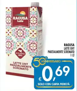 Deco Supermercati Ragusa latte uht parzialmente scremato offerta