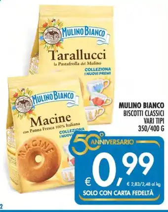 Mulino bianco biscotti classici