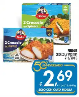 Deco Supermercati Findus croccole offerta