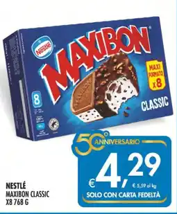 Deco Supermercati Nestlé maxibon classic offerta