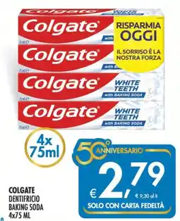 Deco Supermercati Colgate dentifricio baking soda offerta