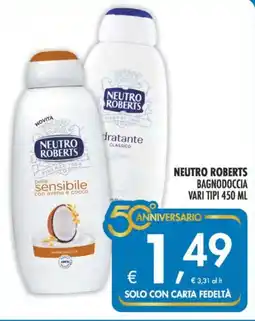 Deco Supermercati Neutro roberts bagnodoccia offerta