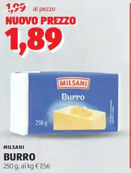 ALDI Milsani burro offerta