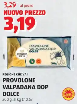 ALDI Regione che vai provolone valpadana dop dolce offerta