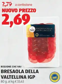 ALDI Regione che vai bresaola della valtellina igp offerta