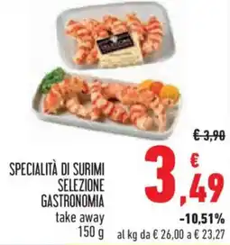 Conad Specialità di surimi selezione gastronomia offerta