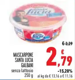 Conad Mascarpone santa lucia GALBANI offerta