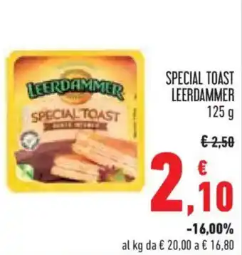 Conad Special toast LEERDAMMER offerta