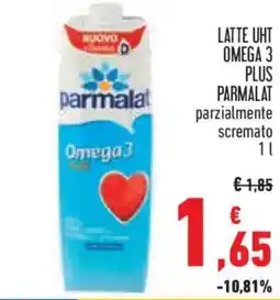 Conad Latte uht omega 3 plus PARMALAT offerta