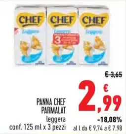 Conad Panna chef PARMALAT offerta