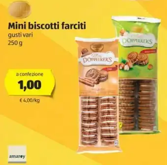 ALDI Mini biscotti farciti 250g offerta