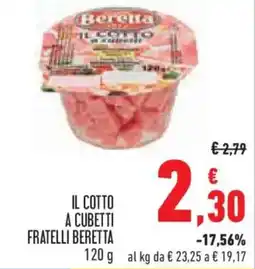 Conad Il cotto a cubetti FRATELLI BERETTA offerta