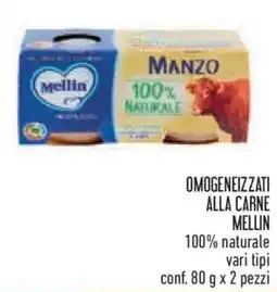 Conad Omogeneizzati alla carne MELLIN offerta
