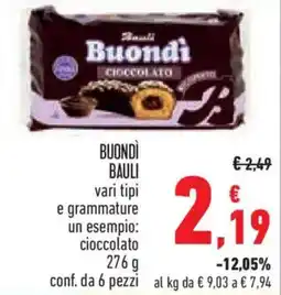 Conad Buondì BAULI offerta