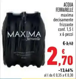 Conad Acqua FERRARELLE offerta