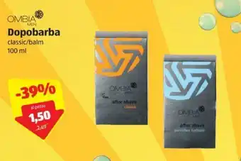 ALDI Ombia Men Dopobarba 100ml offerta