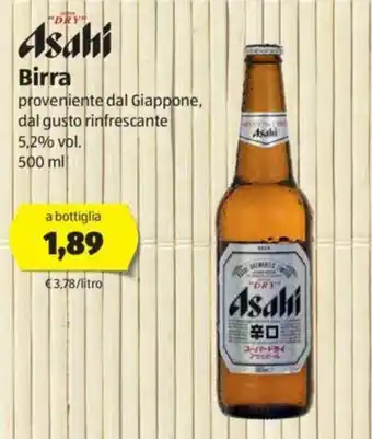 ALDI Asahi Birra 500ml offerta
