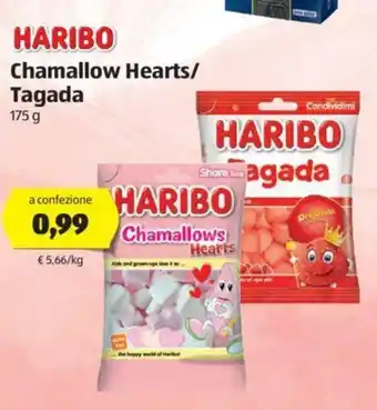 ALDI Haribo Chamallow Hearts/Tagada 175g offerta