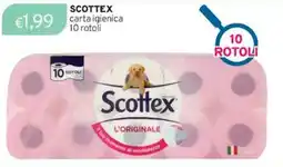 Sirene Blu SCOTTEX carta igienica 10 rotoli offerta