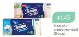 Sirene Blu Tempo fazzoletti protect/sensibili 10 pezzi offerta