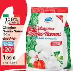 Carrefour Market Ciliegine Nonno Nanni offerta