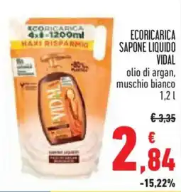 Conad Ecoricarica sapone liquido VIDAL offerta